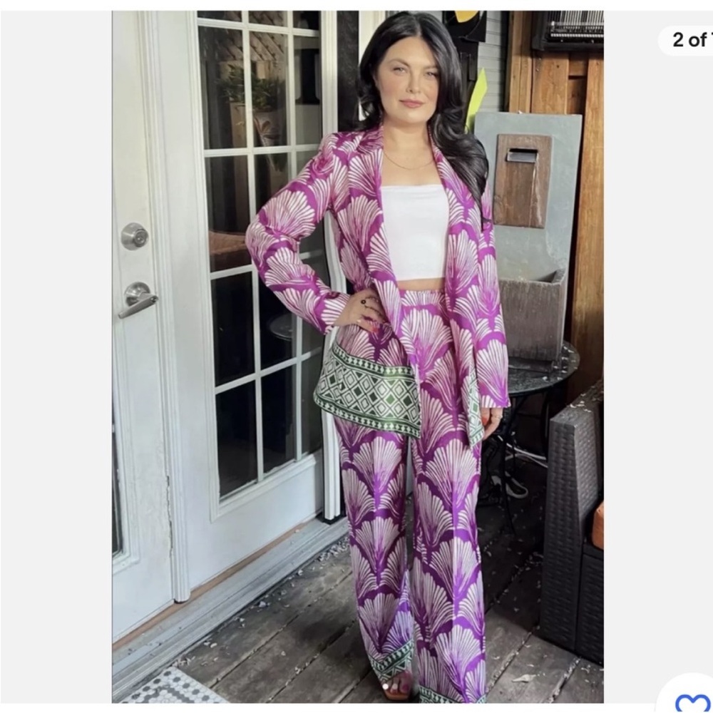 NWT ZARA SATIN EFFECT PRINTED SIZE XL 
🚨FIRM PRICE - Picture 8 of 16